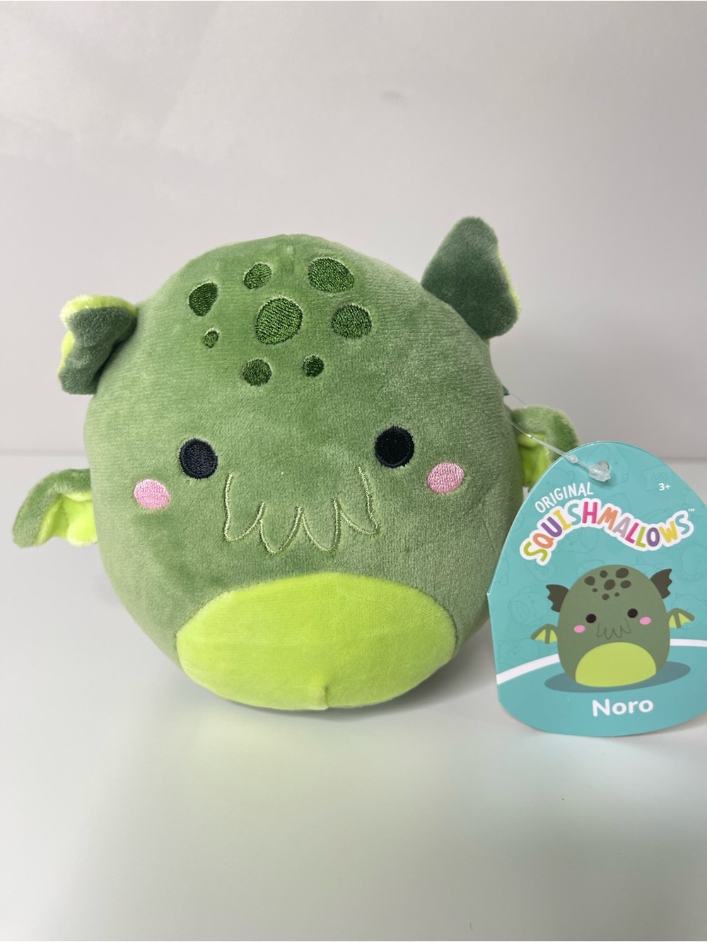 Squishmallows Noro The Cthulhu Plush (Green Monster) Stuffed Animal 5" NEW